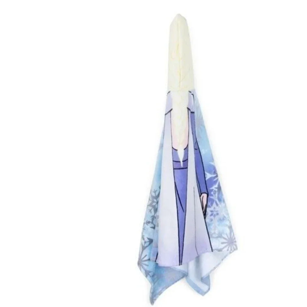 DISNEY FROZEN HOODED TOWEL, 100% Cotton, Bath Wrap, Pool, Swim, 22
